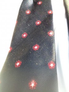 Guess the tie, win a prize.